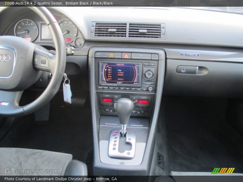 Brilliant Black / Black/Black 2008 Audi S4 4.2 quattro Sedan