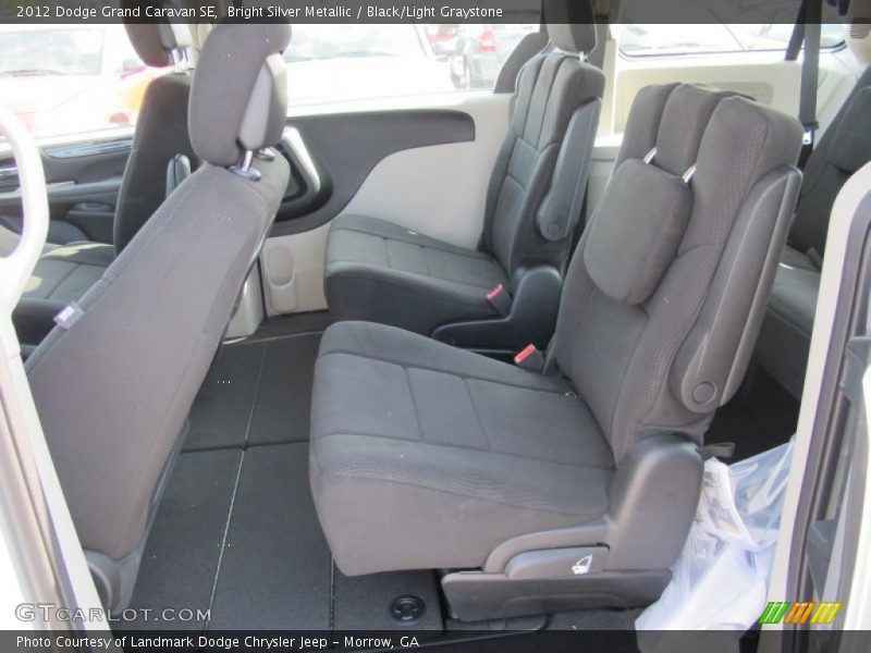 Bright Silver Metallic / Black/Light Graystone 2012 Dodge Grand Caravan SE