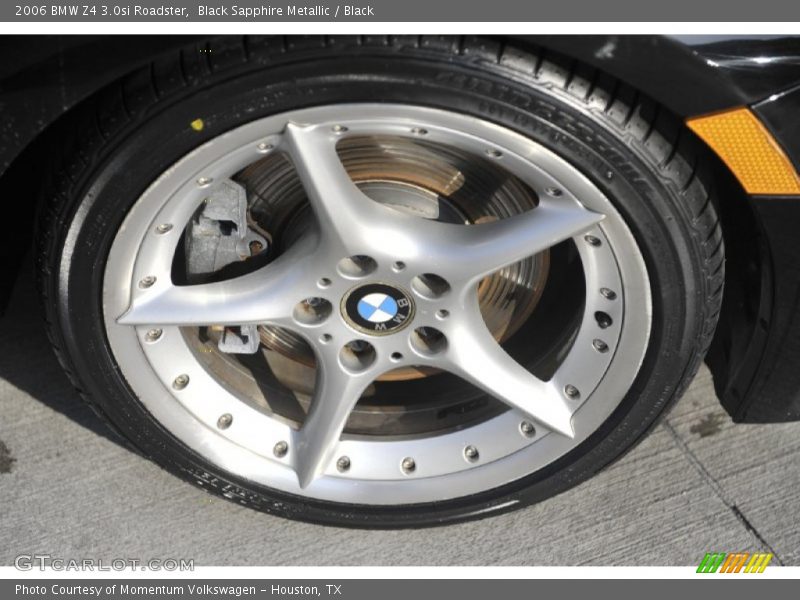 Black Sapphire Metallic / Black 2006 BMW Z4 3.0si Roadster