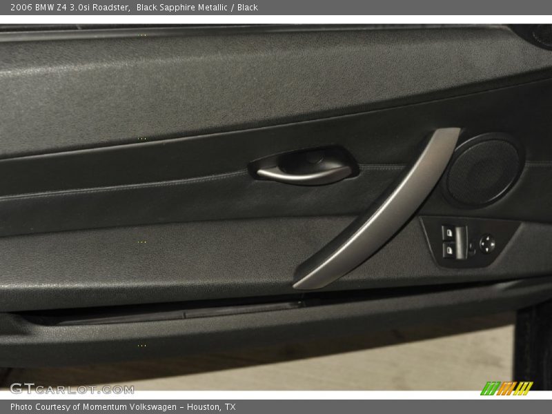 Black Sapphire Metallic / Black 2006 BMW Z4 3.0si Roadster