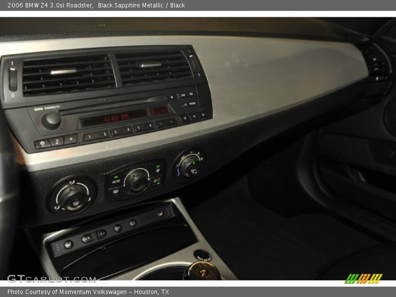 Black Sapphire Metallic / Black 2006 BMW Z4 3.0si Roadster