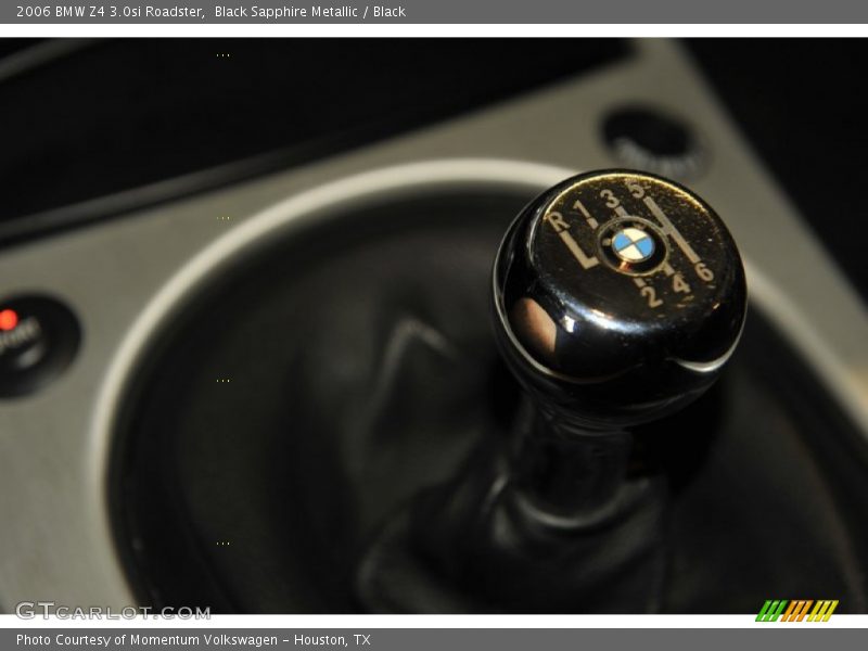 Black Sapphire Metallic / Black 2006 BMW Z4 3.0si Roadster