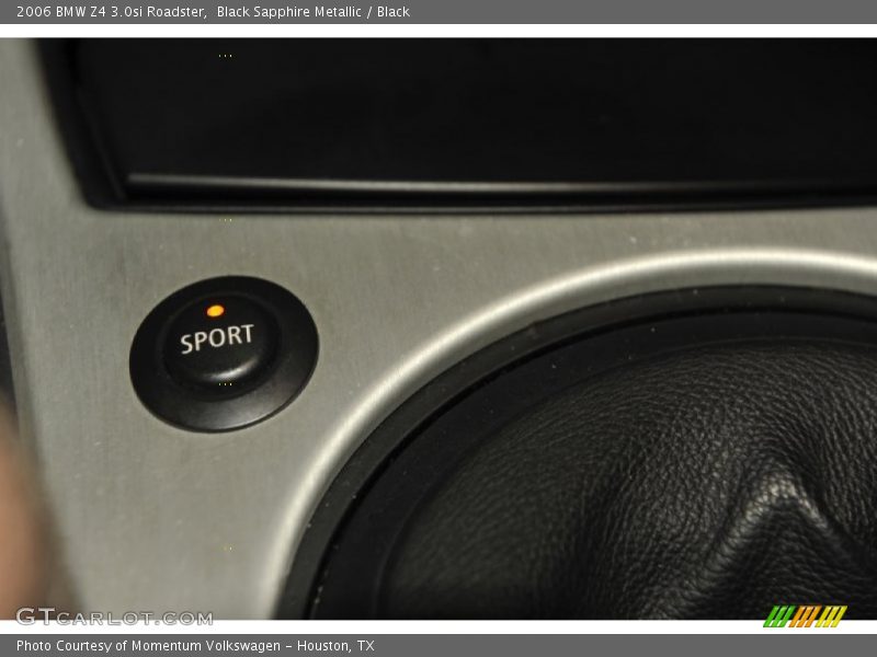 Black Sapphire Metallic / Black 2006 BMW Z4 3.0si Roadster