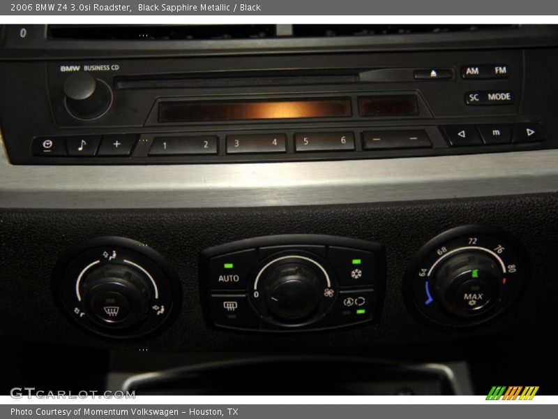 Black Sapphire Metallic / Black 2006 BMW Z4 3.0si Roadster