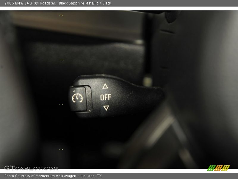 Black Sapphire Metallic / Black 2006 BMW Z4 3.0si Roadster