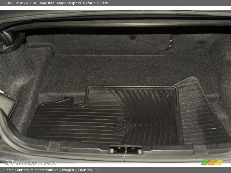 Black Sapphire Metallic / Black 2006 BMW Z4 3.0si Roadster