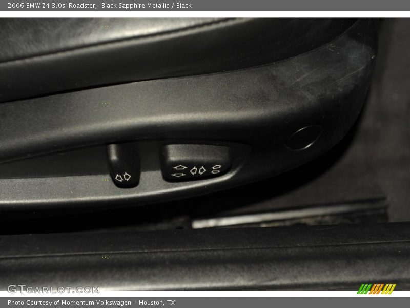 Black Sapphire Metallic / Black 2006 BMW Z4 3.0si Roadster
