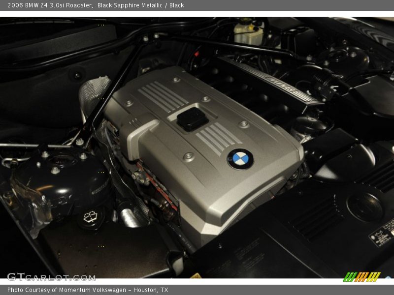 Black Sapphire Metallic / Black 2006 BMW Z4 3.0si Roadster