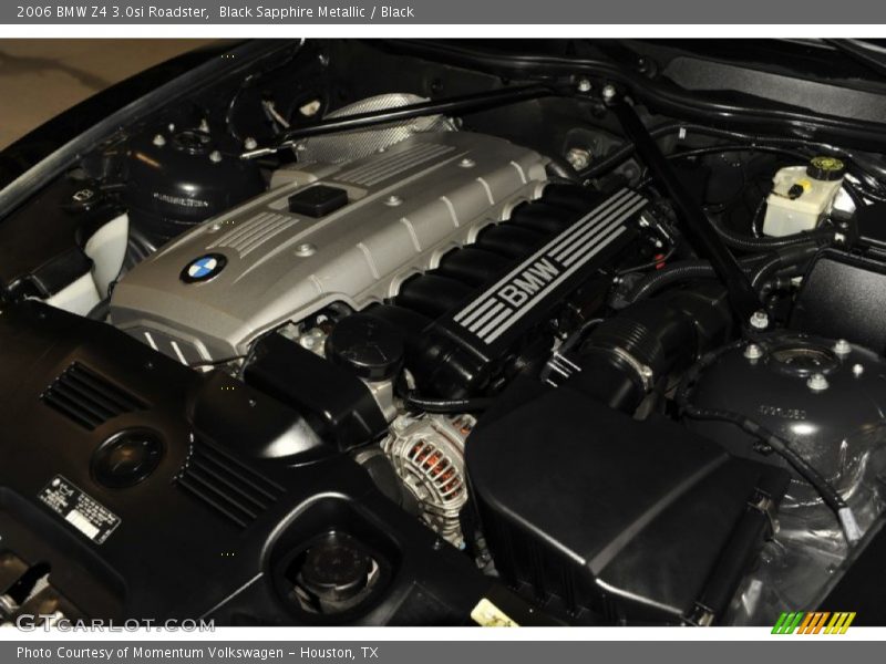 Black Sapphire Metallic / Black 2006 BMW Z4 3.0si Roadster
