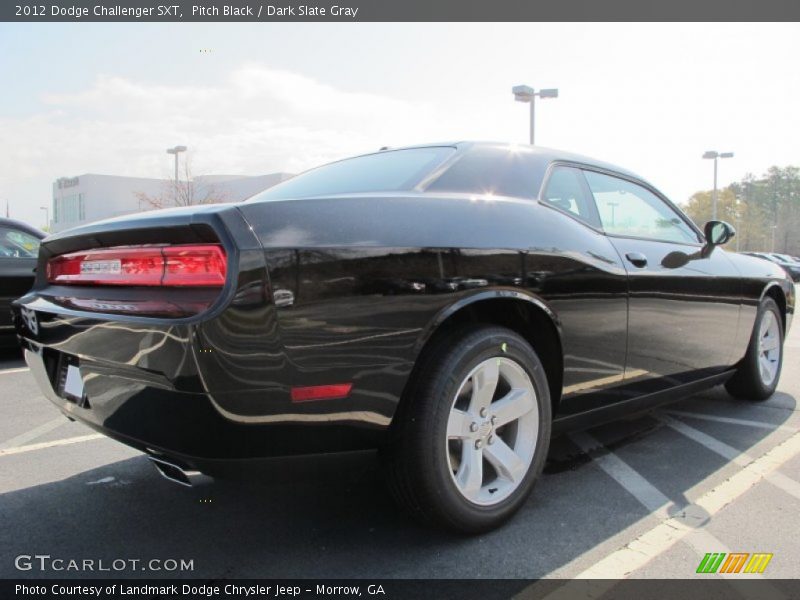 Pitch Black / Dark Slate Gray 2012 Dodge Challenger SXT