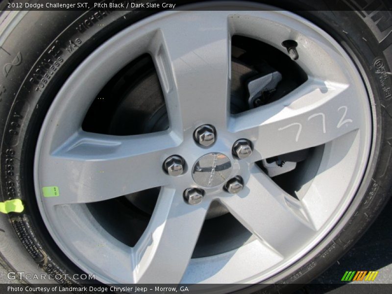 Pitch Black / Dark Slate Gray 2012 Dodge Challenger SXT