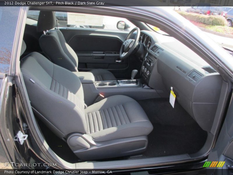 Pitch Black / Dark Slate Gray 2012 Dodge Challenger SXT