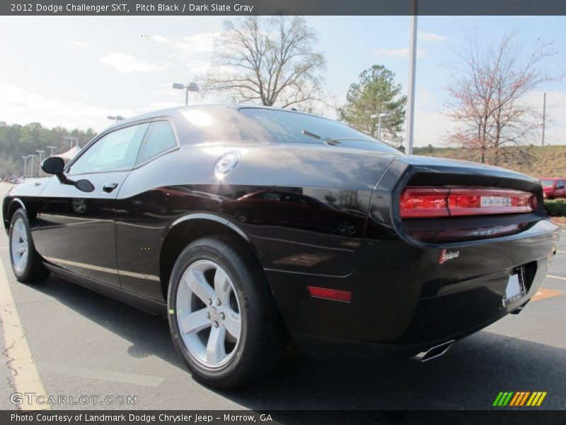 Pitch Black / Dark Slate Gray 2012 Dodge Challenger SXT