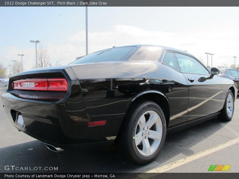 Pitch Black / Dark Slate Gray 2012 Dodge Challenger SXT