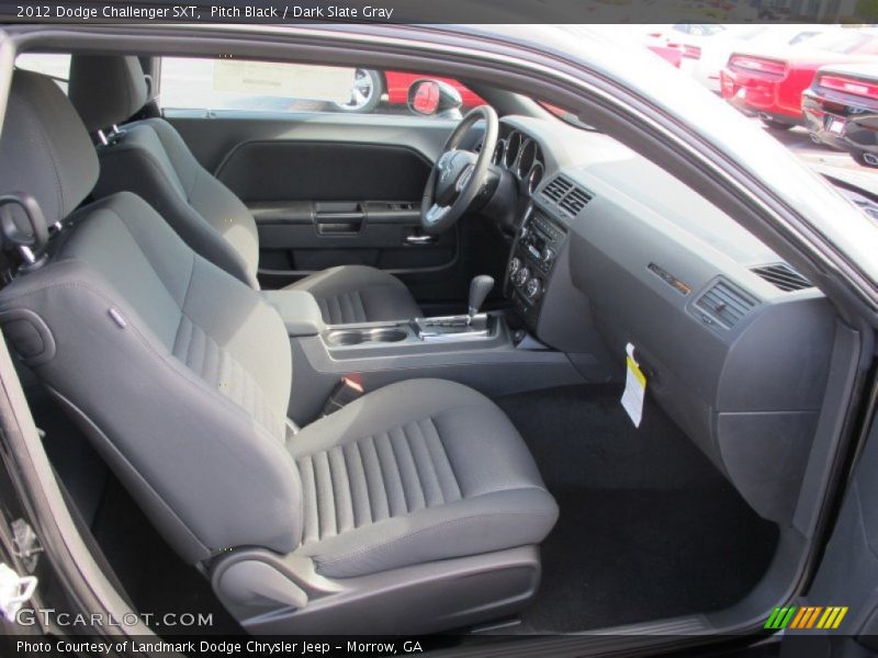 Pitch Black / Dark Slate Gray 2012 Dodge Challenger SXT