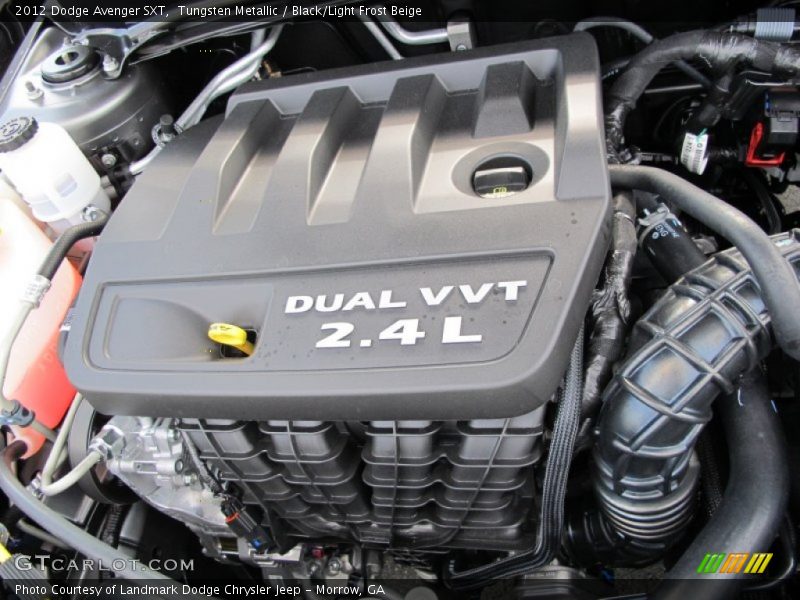 Tungsten Metallic / Black/Light Frost Beige 2012 Dodge Avenger SXT