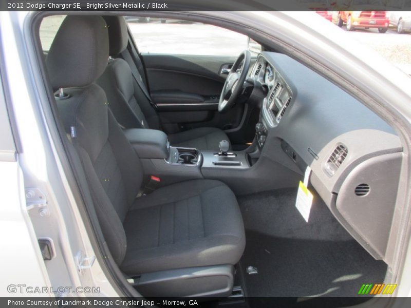 Bright Silver Metallic / Black 2012 Dodge Charger SE