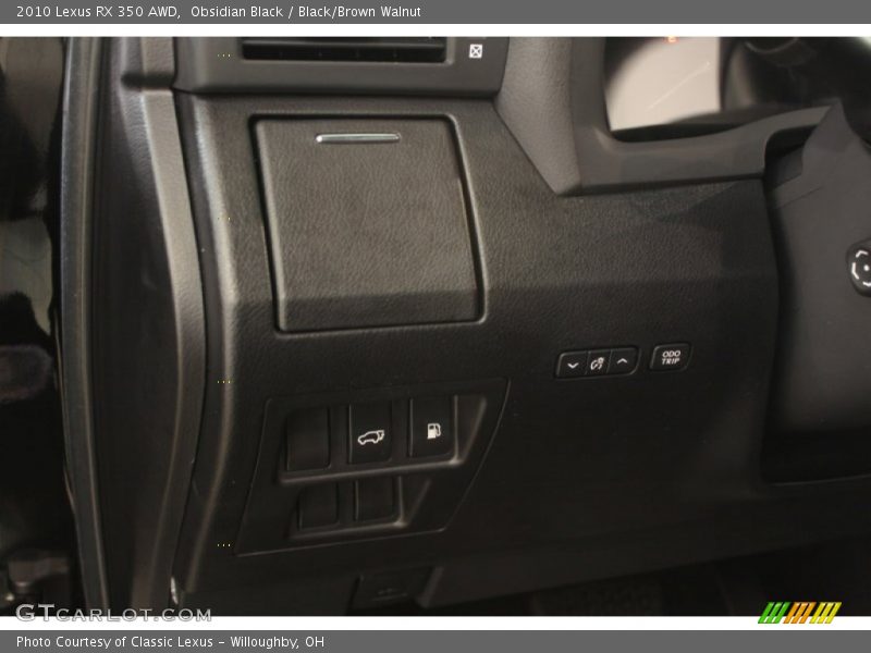 Obsidian Black / Black/Brown Walnut 2010 Lexus RX 350 AWD