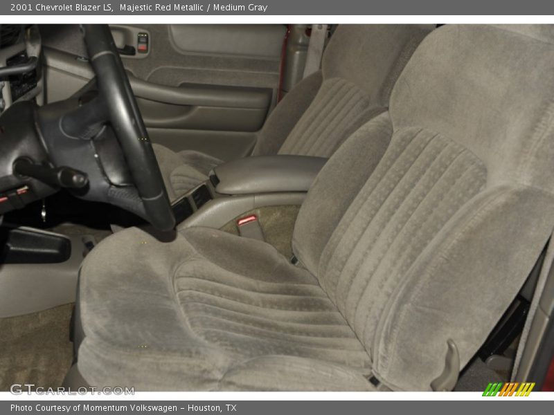 Majestic Red Metallic / Medium Gray 2001 Chevrolet Blazer LS