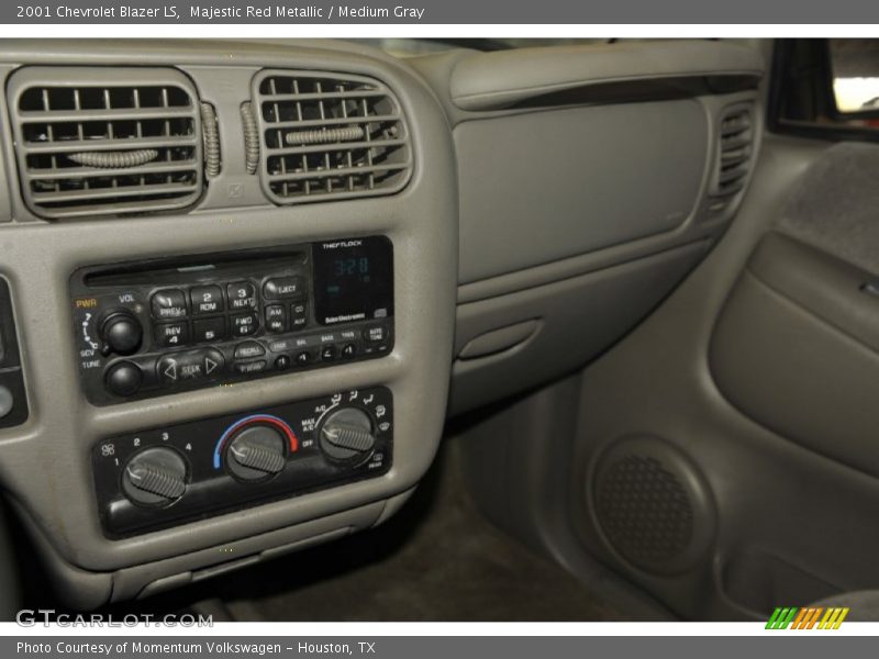 Majestic Red Metallic / Medium Gray 2001 Chevrolet Blazer LS