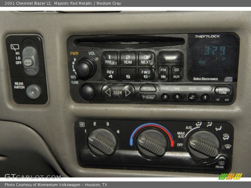 Majestic Red Metallic / Medium Gray 2001 Chevrolet Blazer LS