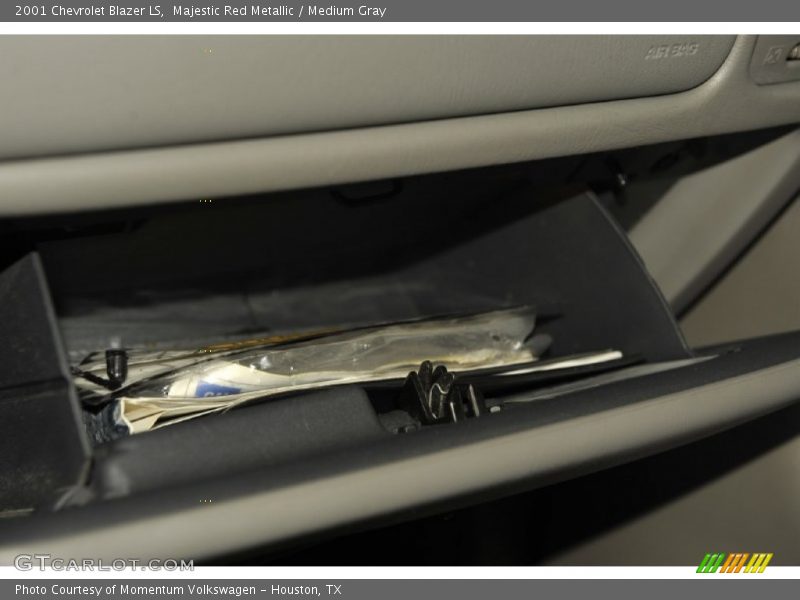 Majestic Red Metallic / Medium Gray 2001 Chevrolet Blazer LS