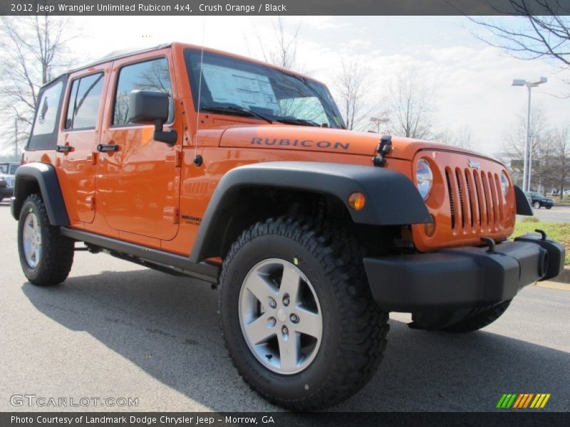 Front 3/4 View of 2012 Wrangler Unlimited Rubicon 4x4