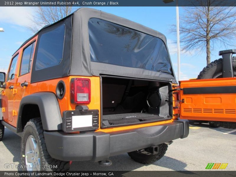 Crush Orange / Black 2012 Jeep Wrangler Unlimited Rubicon 4x4