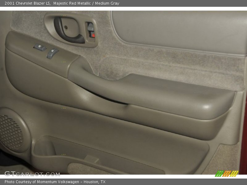 Majestic Red Metallic / Medium Gray 2001 Chevrolet Blazer LS