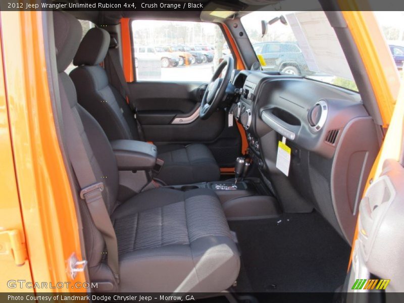 Crush Orange / Black 2012 Jeep Wrangler Unlimited Rubicon 4x4