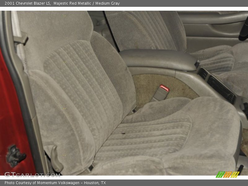 Majestic Red Metallic / Medium Gray 2001 Chevrolet Blazer LS