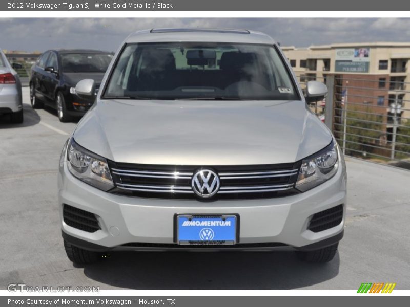 White Gold Metallic / Black 2012 Volkswagen Tiguan S
