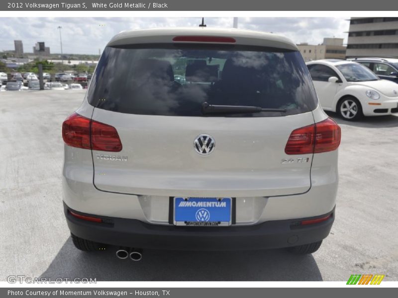 White Gold Metallic / Black 2012 Volkswagen Tiguan S