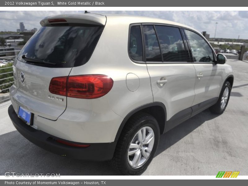 White Gold Metallic / Black 2012 Volkswagen Tiguan S