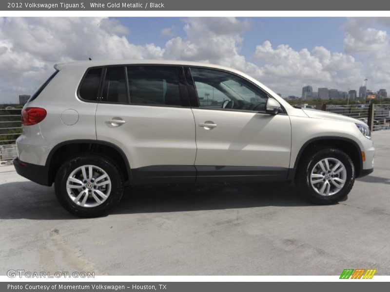 White Gold Metallic / Black 2012 Volkswagen Tiguan S