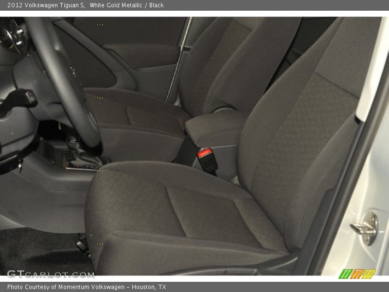White Gold Metallic / Black 2012 Volkswagen Tiguan S