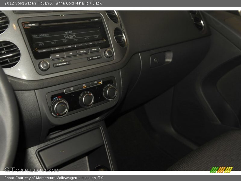 White Gold Metallic / Black 2012 Volkswagen Tiguan S