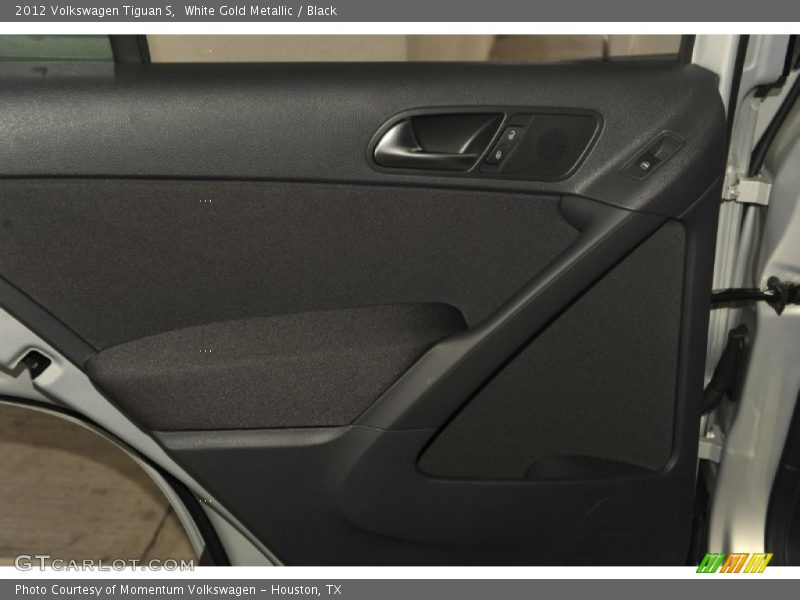 White Gold Metallic / Black 2012 Volkswagen Tiguan S