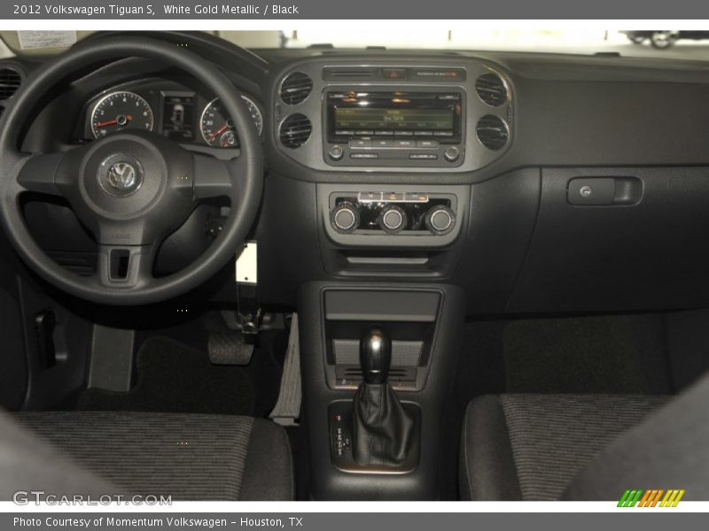 White Gold Metallic / Black 2012 Volkswagen Tiguan S