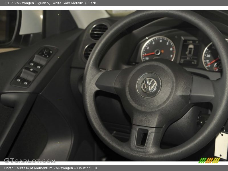 White Gold Metallic / Black 2012 Volkswagen Tiguan S
