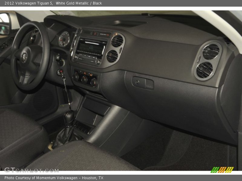 White Gold Metallic / Black 2012 Volkswagen Tiguan S