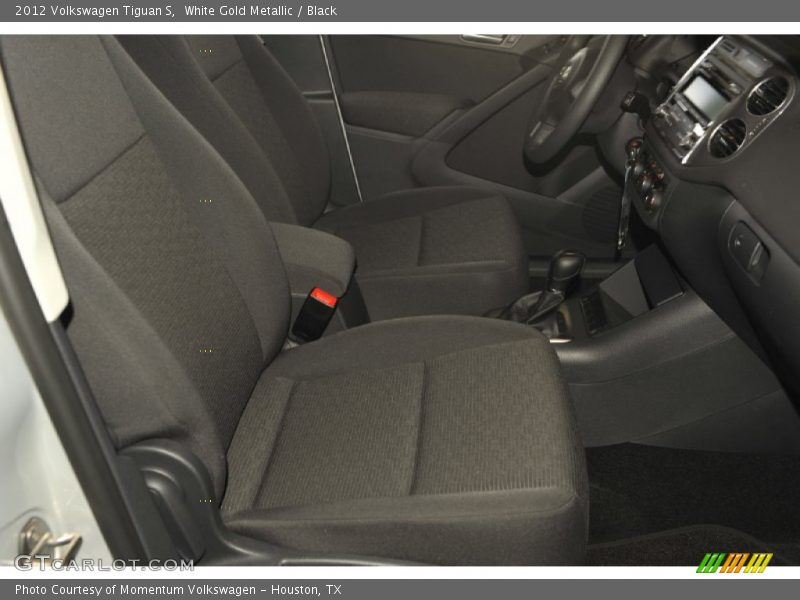 White Gold Metallic / Black 2012 Volkswagen Tiguan S