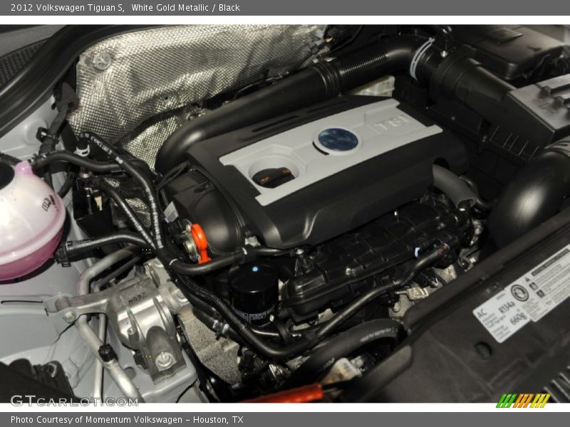 White Gold Metallic / Black 2012 Volkswagen Tiguan S