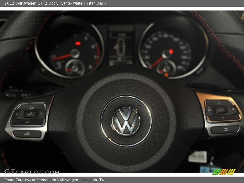 Candy White / Titan Black 2012 Volkswagen GTI 2 Door