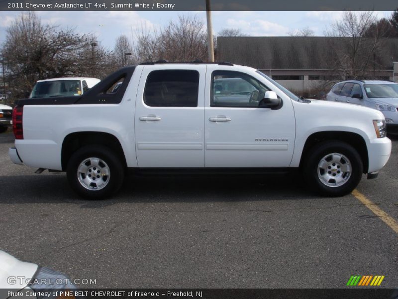 Summit White / Ebony 2011 Chevrolet Avalanche LT 4x4