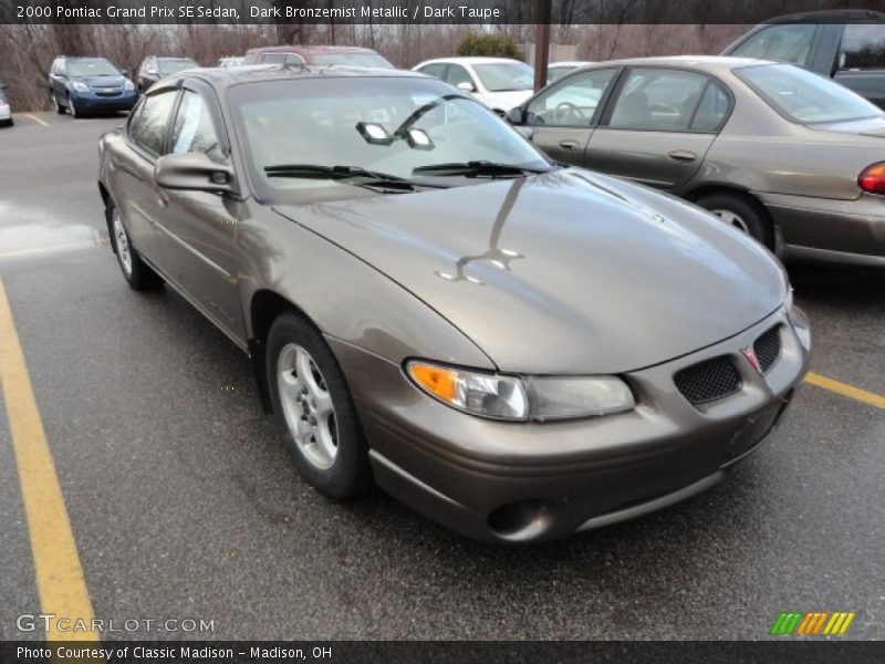 Dark Bronzemist Metallic / Dark Taupe 2000 Pontiac Grand Prix SE Sedan