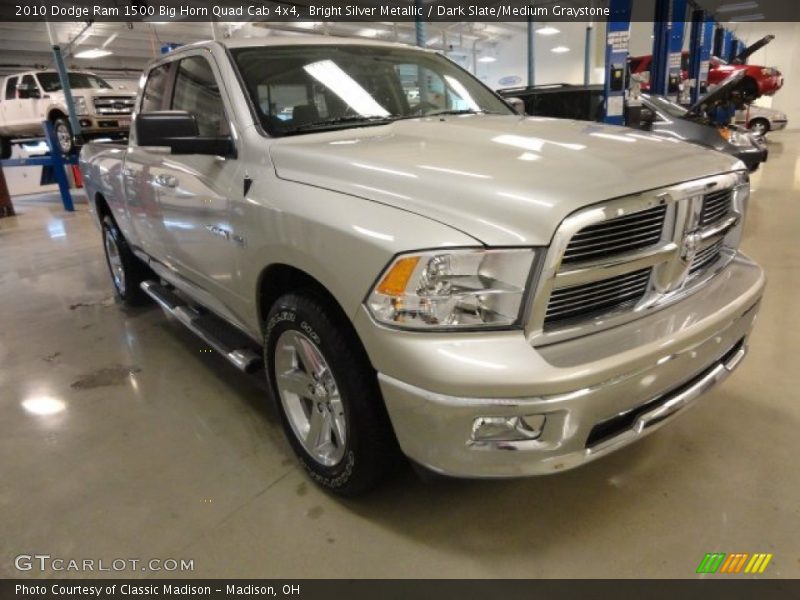 Bright Silver Metallic / Dark Slate/Medium Graystone 2010 Dodge Ram 1500 Big Horn Quad Cab 4x4