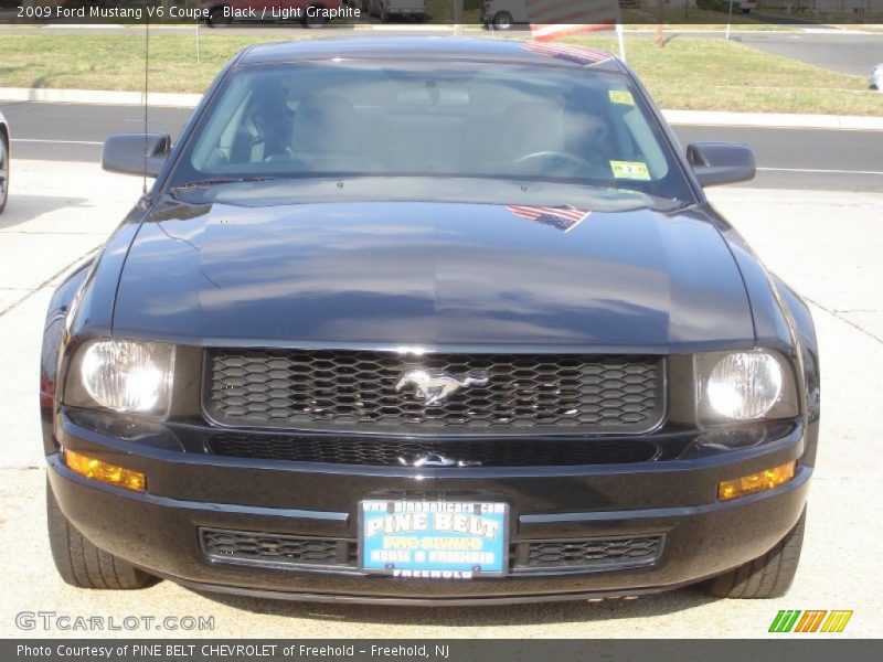 Black / Light Graphite 2009 Ford Mustang V6 Coupe