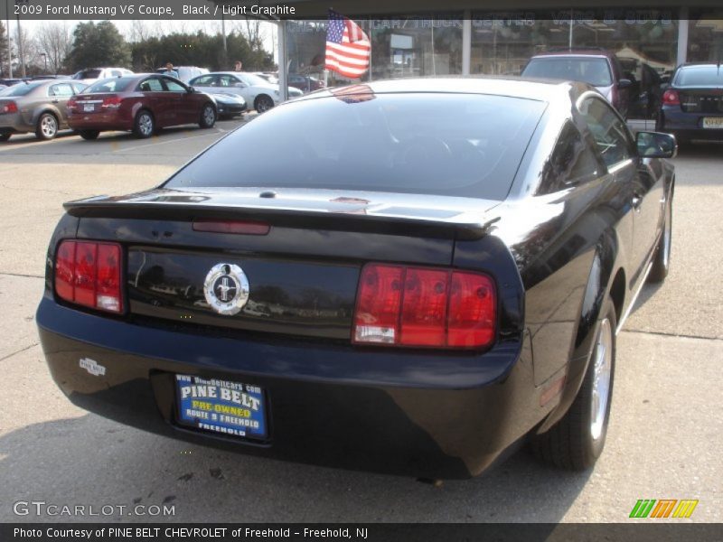 Black / Light Graphite 2009 Ford Mustang V6 Coupe