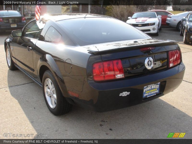 Black / Light Graphite 2009 Ford Mustang V6 Coupe